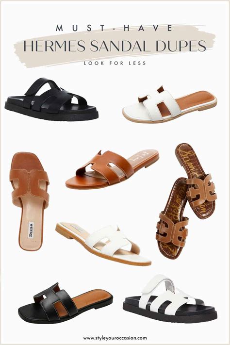 fake hermes leather sandal|hermes sandals original.